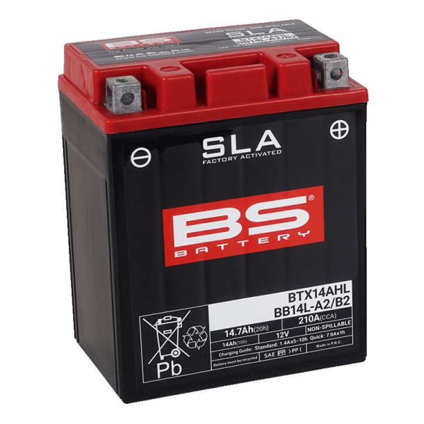 BS BATTERI SLA BTX14AHL-BS YTX14AHL-BS BTX14AHL SLA RTU=READY TO USE YTX14AHL / YB14L-A2 / YB14L-B2  YTX14AHL-BS BTX14AHL YB14L-A2 YTX14AHL-BS BTX14AHL YB14L-A2