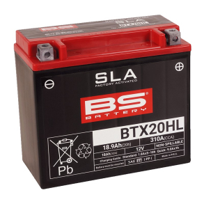 BS BATTERI SLA BTX20HL-BS/YTX20HL-BS BTX20HL S0LA RTU=READY TO USE
