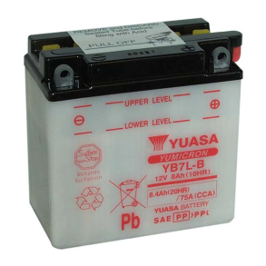 YUASA Batterier YB7L-B BATTERI YB7L-B YUASA