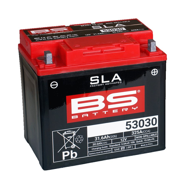 BS BATTERI SLA DIN 53030 BMW DIN 53030 SLA RTU=READY TO USE