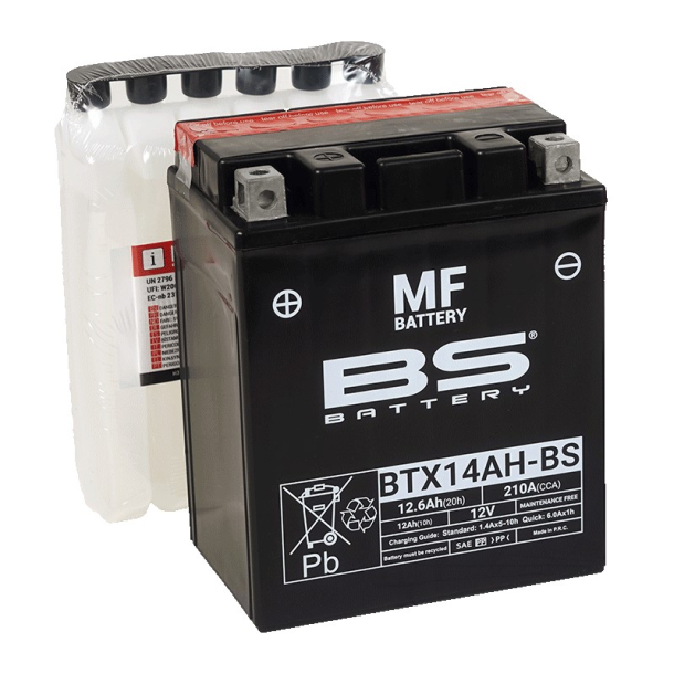 BS BATTERI CP BTX14AH-BS YTX14AH-BS BTX14AH-BS (CP-CombiPack)