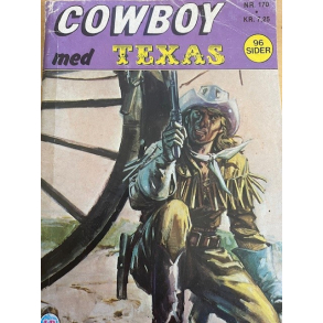 BRUGT rimelig stand - fine - Cowboy 1982 Nr. 170 Cowboy med Texas