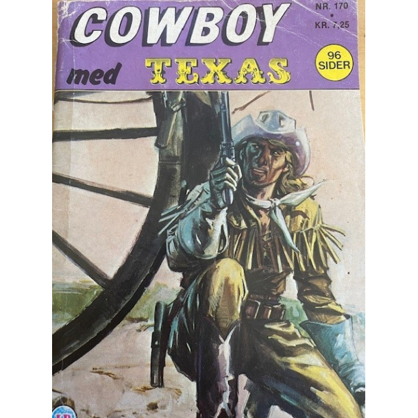 BRUGT rimelig stand - fine - Cowboy 1982 Nr. 170 Cowboy med Texas