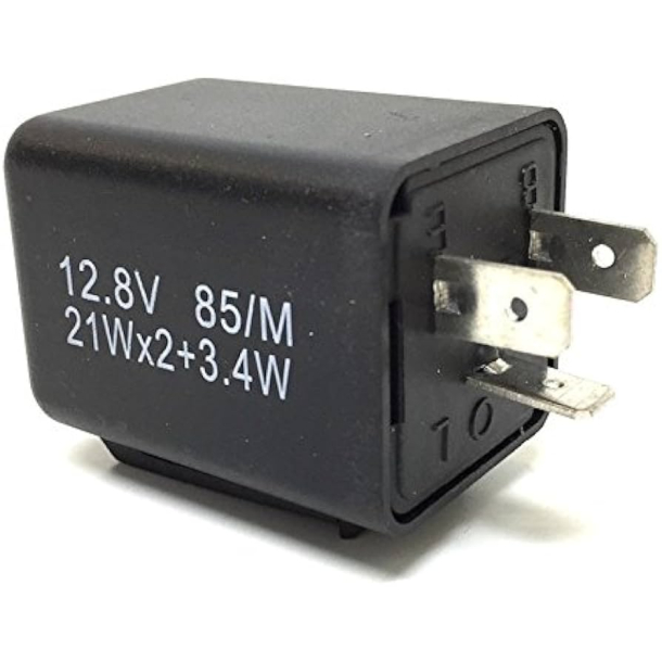 Blinkrel� Elektronisk UNIV 6V/12V 3-POL ELEKTRONISK - 3 pol 6V/12 V Blinkrelay elektronisk universal