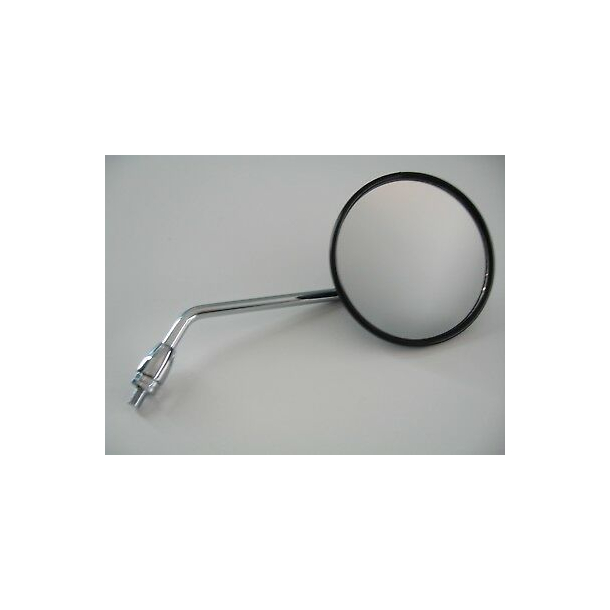 1 Stk Spejl Hjre RH CROM/BLK -YAM DT125R 88-02 55V-26290-00 XT600 TDR250 DT250 DT125