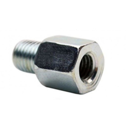 Forskruning til spejl 10MM til 8MM indv8 udv10 Mirror Adaptor For Converting 8mm Thread To 10mm Fitm