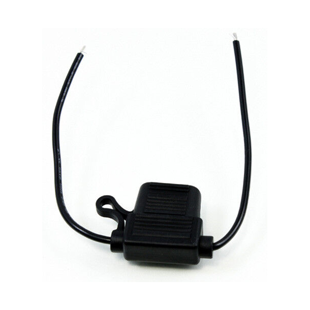 Universal Sikringsholder EMGO 48-93321 med 30A pladesikring. WATERPROOF  FUSE CONNECTOR