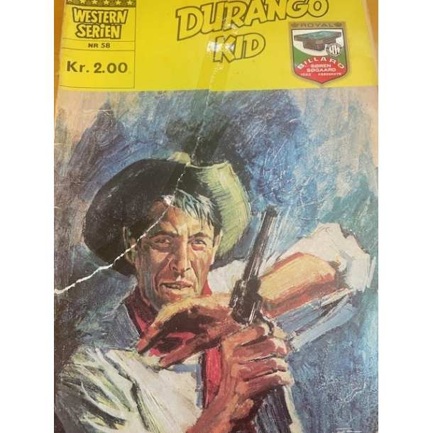 BRUGT RIMELIG STAND - Western Serien 1971 Nr. 58 Durango Kid