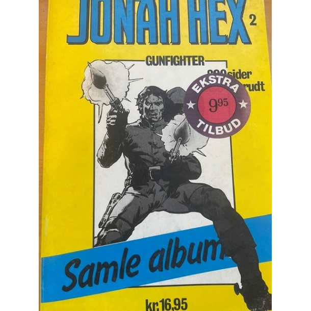 BRUGT RIMELIG STAND SOM NY Jonah Hex Samlealbum nr. 2 200 sider ekstra krudt 1983