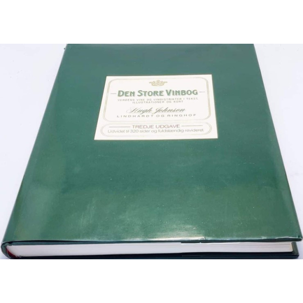 BRUGT RIMELIG STAND SOM NY Den Store Vinbog Hugh Johnson 1986 3. udgave Hardcover 