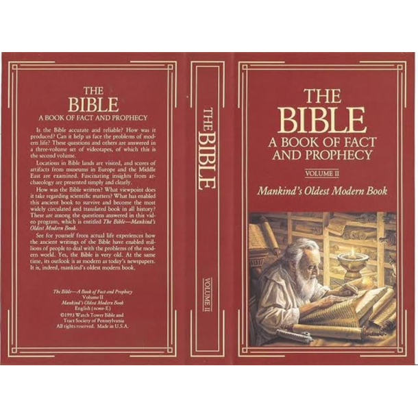 BRUGT som ny - The Bible A Book of Fact &amp; Prophecy - Volume II  � VHS Film