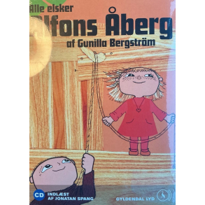 BRUGT RIMELIG STAND SOM NY Kasseret Biblioteksbog -Alle elsker Alfons �berg - lydbog CD