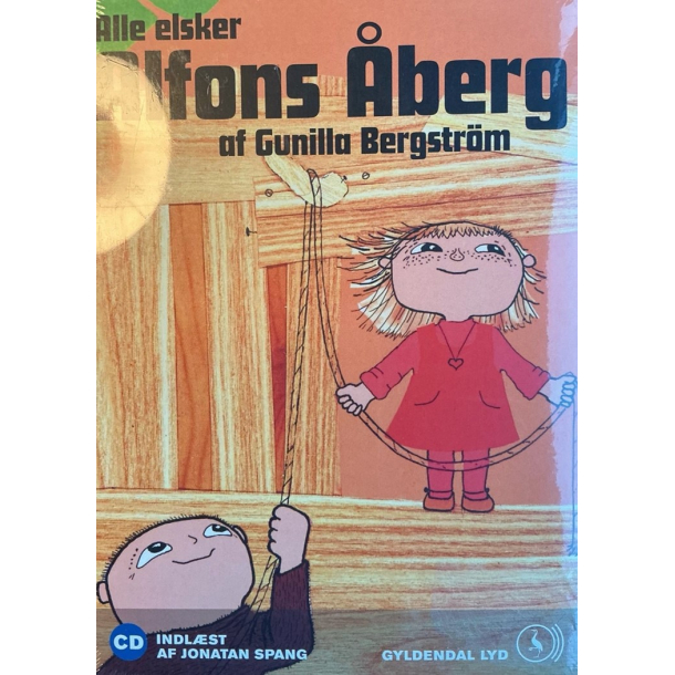 BRUGT RIMELIG STAND SOM NY Kasseret Biblioteksbog -Alle elsker Alfons �berg - lydbog CD