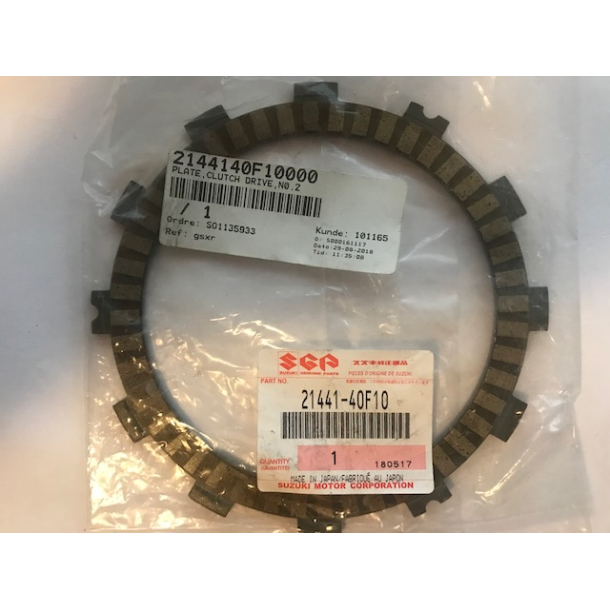 SUZUKI 2144140F10 21441-40F10 PLATE,CLUTCH DRIVE NO.2 (NAS) RM-Z250 2011-2019 GSXR1000 2001-2004