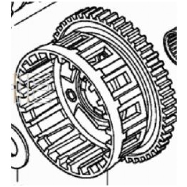 BRUGT Koblingskl Honda CBR SC59 22115-MFL-880 CLUTCH OUTER