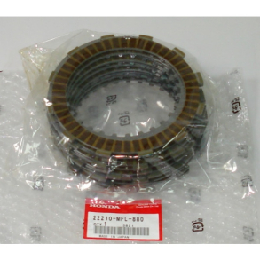 BRUGT Koblingspladest Honda CBR SC59 22210-MFL-880 DISK SET, CLUTCH
