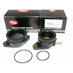 Indsugningsgummi CHY-26 s�t 2 stk JOINT CARBURETOR 1+2 YAMAHA�3YF-13586-00 3YF-13596-00�SZR660�XTZ66