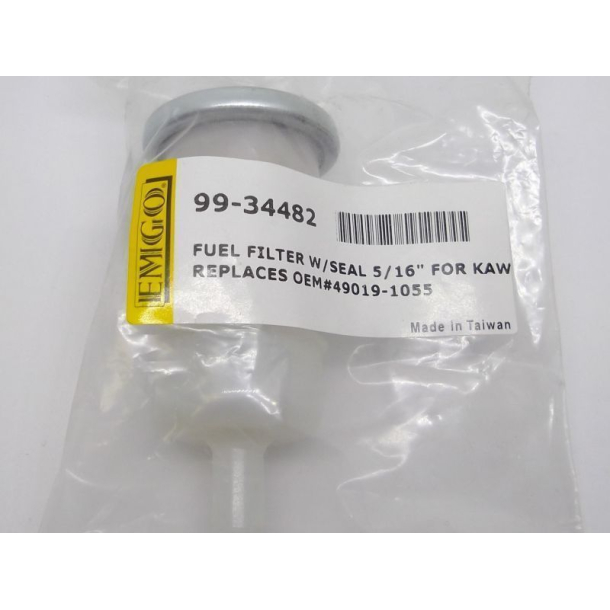 Benzin-filter Fuel filter 8mm (5/16"), EMGO 99-34482, 1FK-24560-00-00, 49019-1055