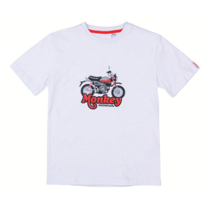 HONDA T-SHIRT BARN MONKEY HVID 12 �R