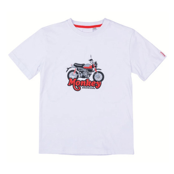 HONDA T-SHIRT BARN MONKEY HVID 12 �R