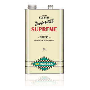 MOTOREX SUPREME SAE 30 5L Motorolie til klassiske k�ret�jer