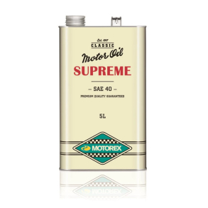 MOTOREX SUPREME SAE 40 5L Motorolie til klassiske k�ret�jer