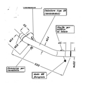 LeoVince mellemrr 305929202 54 GSF 1200 Bandit Udstillingsmodel