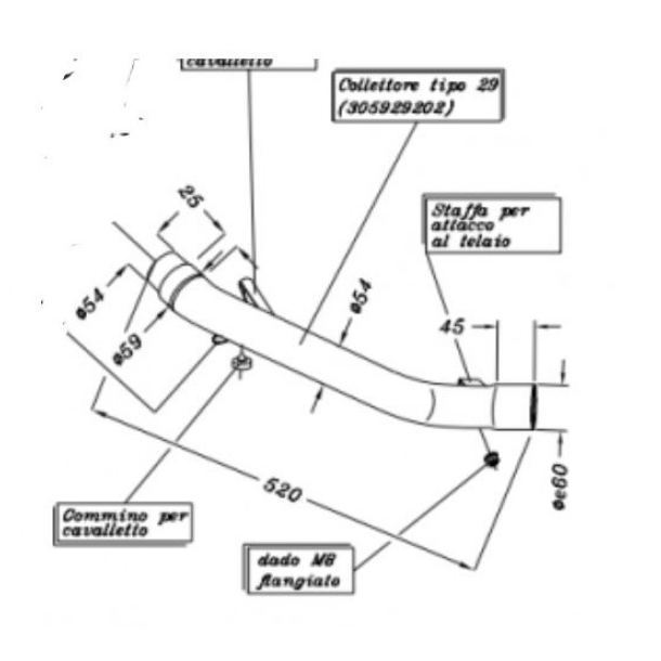 LeoVince mellemrr 305929202 54 GSF 1200 Bandit Udstillingsmodel