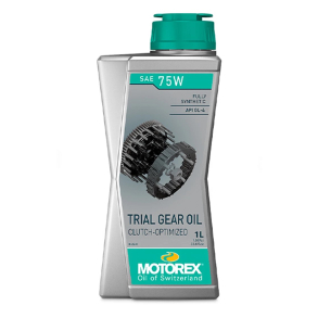 MOTOREX GEAR OIL TRIAL 75W 1L MOTOREX Gear Oil Trial 75W er en fuldsyntetisk gearolie specielt udviklet til trial motorcykler