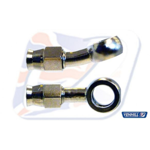 Banjo m.forlnget hals VENHIL - 20 grader 20gr. banjo til slangemon