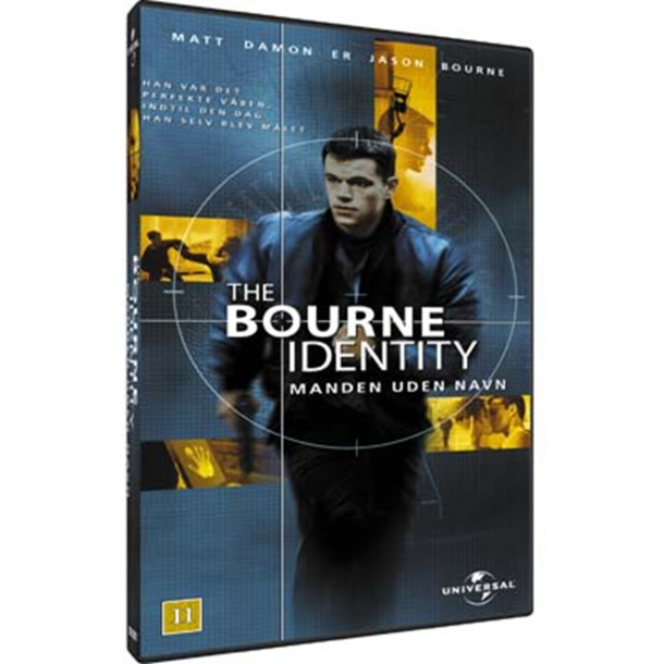 BRUGT som ny - The Bourne Identity - Manden uden navn DVD 
