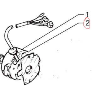 stator STATORE - BETA 3301054 000 VOLANO ARK AC 12 POLI Alternator stator