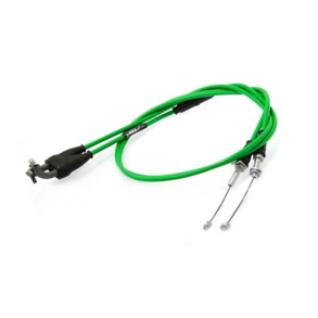 Gaskabel Venhill K02-4-042 Gr�n KAWASAKI F/L THROTTLE CABLE (PAIR) GREEN Kawasaki KX250F 06-08 Suzuki RMZ250 04-06