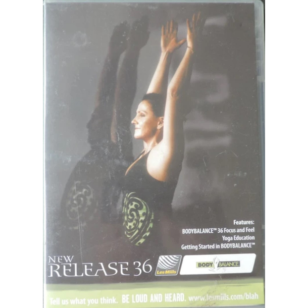 BRUGT som ny DVD / CD - LesMills BODY BALANCE #36 + Instructors Note (Les Mills) 2 x DISC - DVD + CD