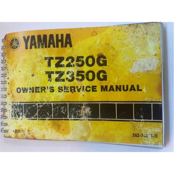BRUGT 3G22819911 3G2-28199-11-00 Owners Manual Tz250G Tz350g 1980