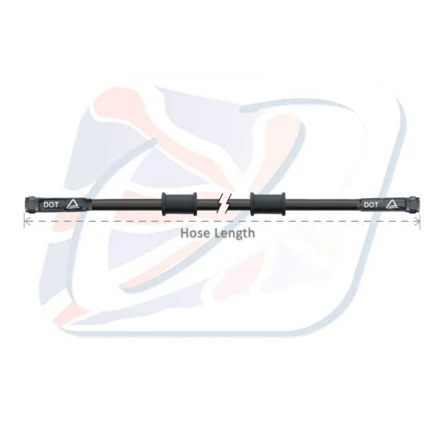 Bremseslange 1300 mm VENHIL BLACK