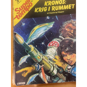 BRUGT SLIDT D�RLIG STAND- Supertempo 1982 Nr. 3 Kronos: Krig i Rummet