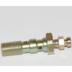 Banjobolt M10x1,00 dobbelt m/udluftning M10x1.00 DOUBLE BLEED BANJO BOLT ZINK