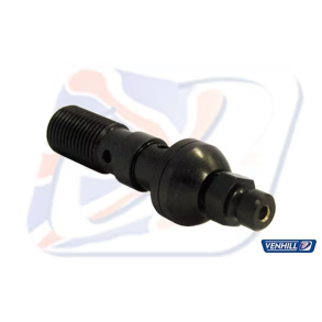 VENHIL 410100DB Banjobolt M10x1,00 SORT DOBBELT m/udluftning M10x1.00 DOUBLE BLEED BANJO BOLT, BLACK