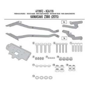 GIVI 4116FZ Bagagebrer u/topplade KAWASAKI Z300