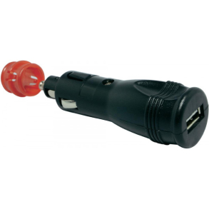 Cigar/DIN til USB Dobbelt stikdse