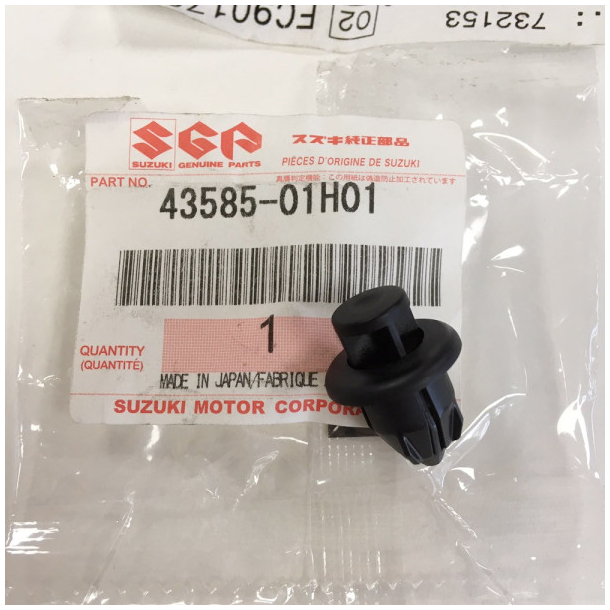 SUZUKI 4358501H01 43585-01H01 4358501H00 PLUG,TANK RAIL GSXR600/750/1000 GSR750 GSX-S750/1000