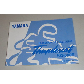 BRUGT YAMAHA 4tv28199g0 4tv-28199-g0 YZF600 thundercat bedienungsanleitung (tysk brugermanual)