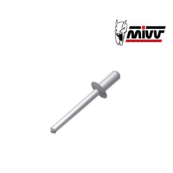MIVV 50.73.039.1 Popnitte 4,65-4,85 x 12,9 Rivet Mivv 50.73.039.1 MIVV SPARE STEEL RIVET DIAMETER 4.7MM LENGHT 12MM SILVER