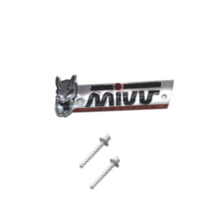 MIVV M�RKE 50.73.308.1 TIL POPNITTE 79 X 34 MM KONKAV (IND) MIVV Label - Cod.50.73.308.1 (+ 2 Rivets - 79x22 Concave)