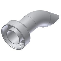 MIVV db Killer 50.DK.020.0 �61mm ID.33mm L.140 Gp, Oval/X-Cone 50.DK.020.0 - Mivv db-killer d35 - d61 - L.140 mm Gp - Oval - X-Cone LC3