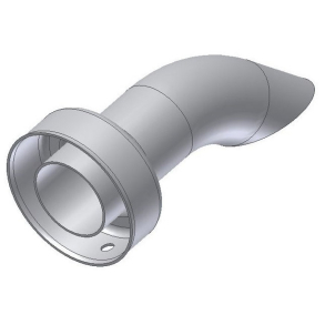 MIVV db Killer 50.DK.020.0 �61mm ID.33mm L.140 Gp, Oval/X-Cone 50.DK.020.0 - Mivv db-killer d35 - d61 - L.140 mm Gp - Oval - X-Cone LC3