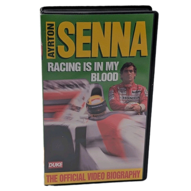 BRUGT SOM NY - Ayrton Senna "Racing is in my blood" VHS 1993 - VHS 