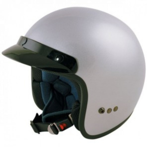 BOX J2 CLASSIC - HVID retro hjelm str XS 54(uden briller)