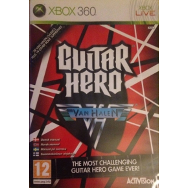 BRUGT SOM NYT - Guitar Hero Van Halen Xbox 360